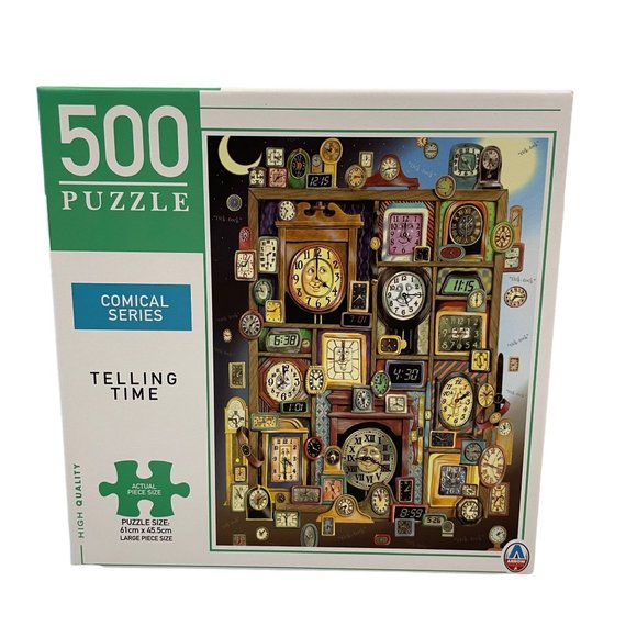 Jigsaw Puzzle Telling Time Comical Series 500 Piece